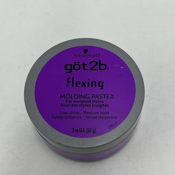 Schwarzkopf Hair Got2b Flexing Molding Paste For Sculpted Style Low